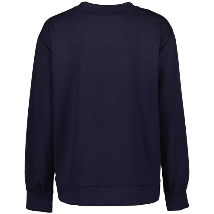 Z Sweater letteropdruk - Nachtblauw